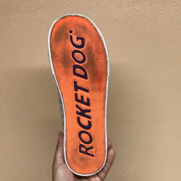 Rocket Dog Jazzin Pastel Floral High Top Sneakers - Picture 15 of 17